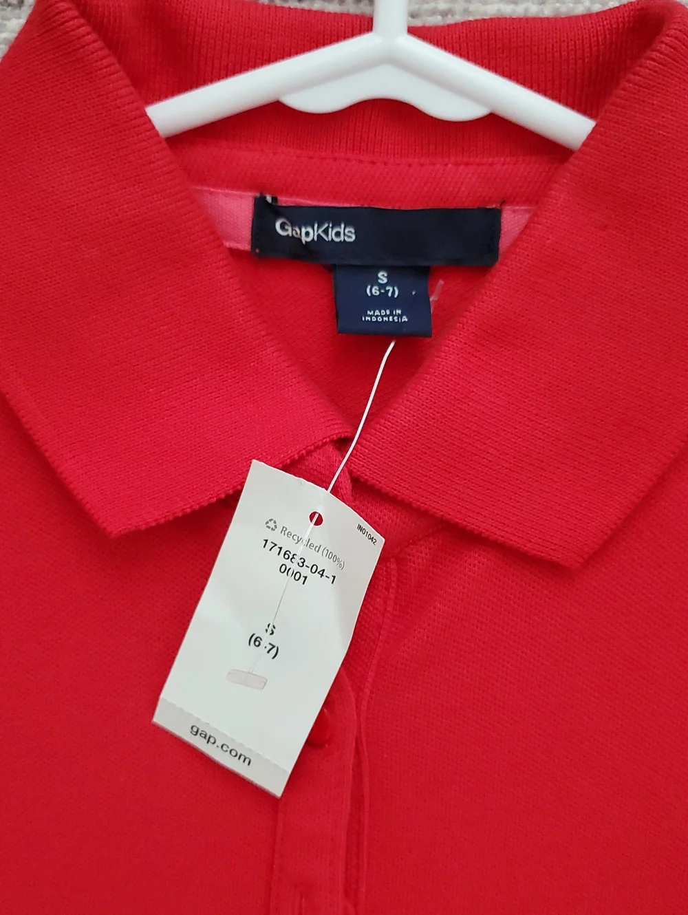 NWT Gap Kids Girls Polo Dress SzS (6-7)